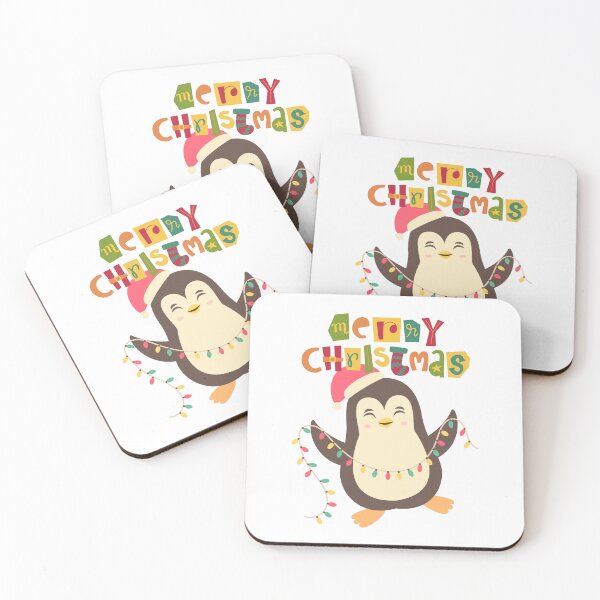 Item preview, merry  christmas cute penguin designed and sold by Veryniq.