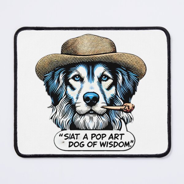 Item preview, dog of wisdom design sticker  designed and sold by NCNGDESIGN.