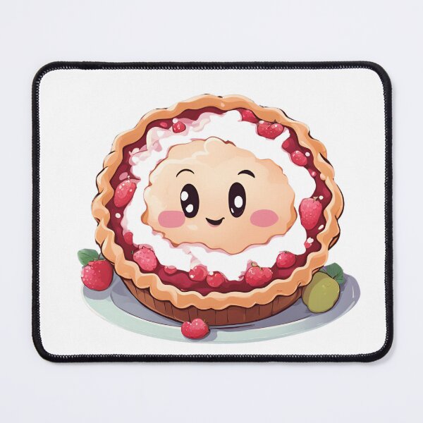 Item preview, Kawaii Japanese Korean Raspberry Tart Dessert designed and sold by stxaris.