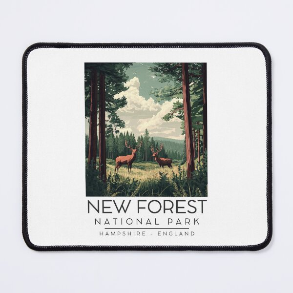 Item preview, A Vintage Illustration of New Forest National Park - England  designed and sold by GoodOldVintage.