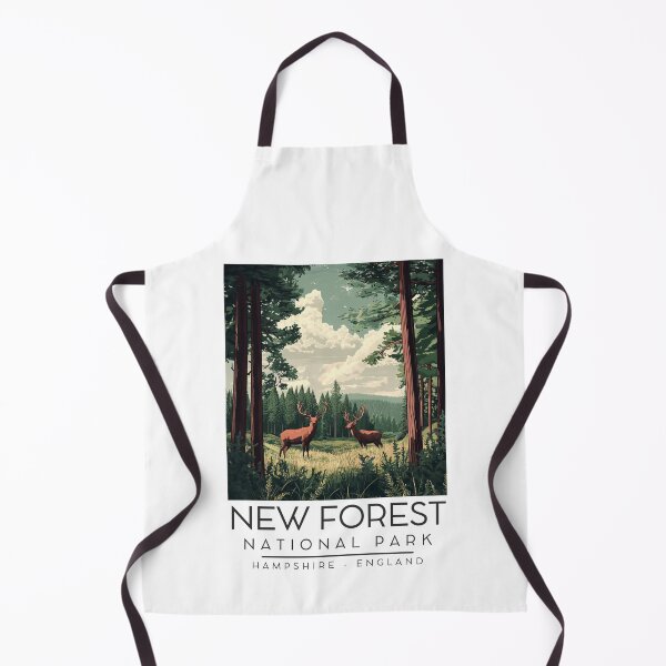 Item preview, A Vintage Illustration of New Forest National Park - England designed and sold by GoodOldVintage.