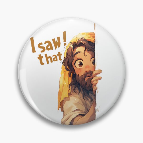 Item preview, Jesus Is Watching Meme designed and sold by StickySparkle.