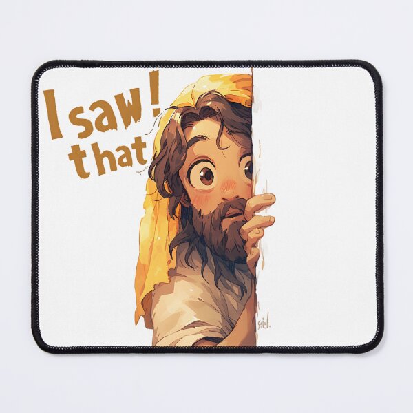 Item preview, Jesus Is Watching Meme designed and sold by StickySparkle.