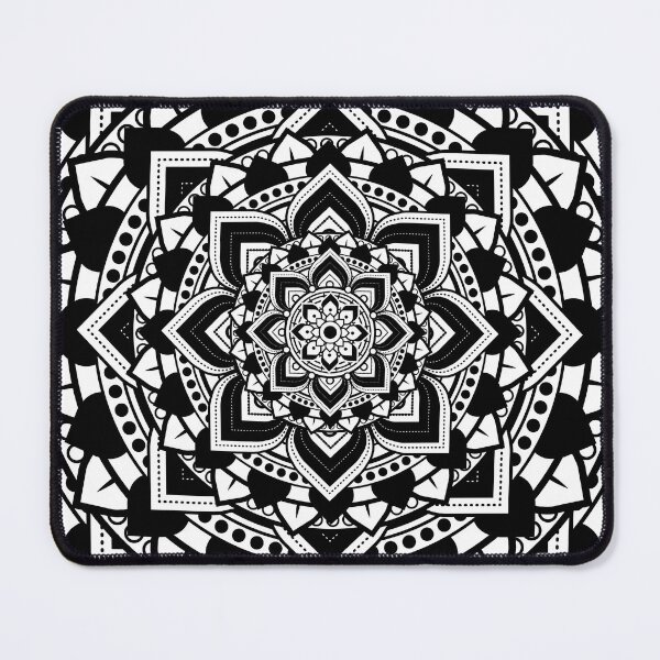 Item preview, Black and White Layered Mandala Pattern 100324 12 designed and sold by Lazarustci.