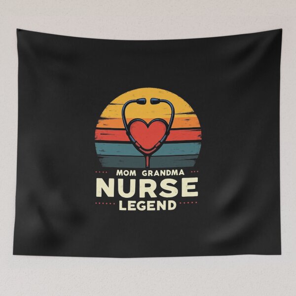 Item preview, Mom Grandma Nurse Legend Retro designed and sold by Alex Songs.