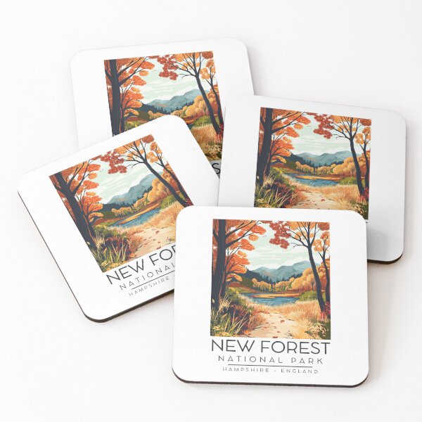 Item preview, A Vintage Illustration of New Forest National Park - England  designed and sold by GoodOldVintage.