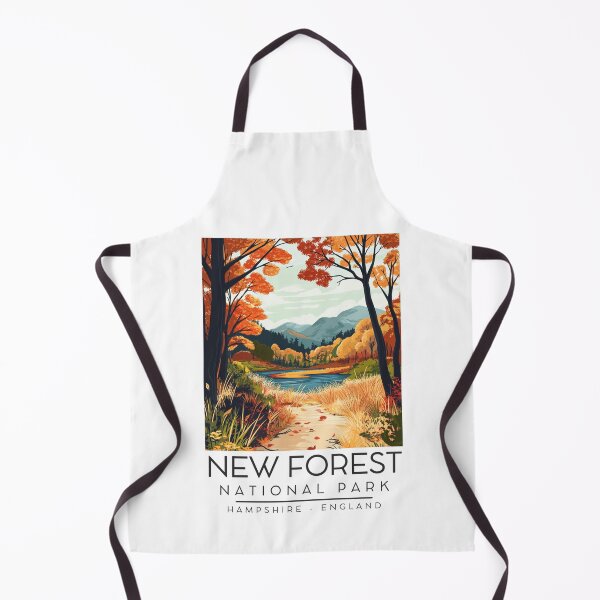 Item preview, A Vintage Illustration of New Forest National Park - England designed and sold by GoodOldVintage.