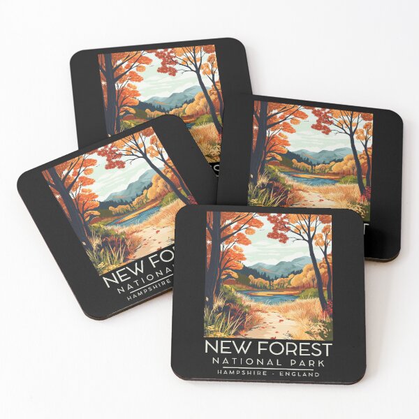 Item preview, A Vintage Illustration of New Forest National Park - England  designed and sold by GoodOldVintage.