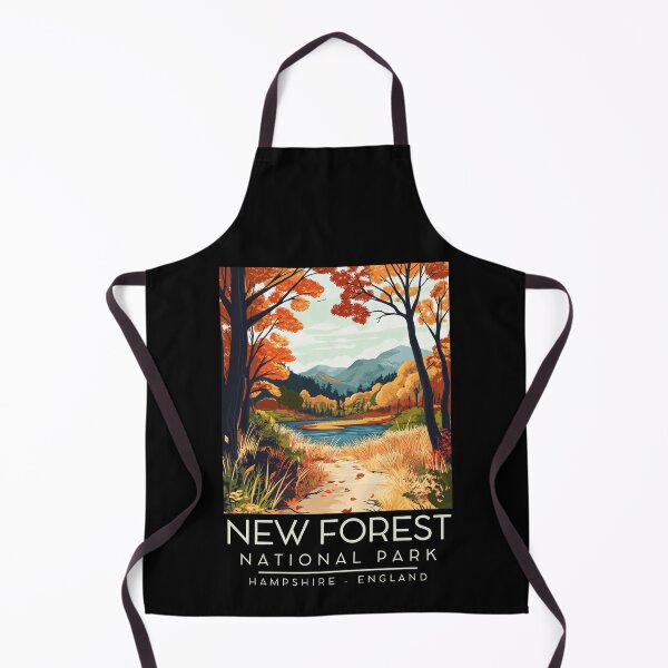Item preview, A Vintage Illustration of New Forest National Park - England designed and sold by GoodOldVintage.