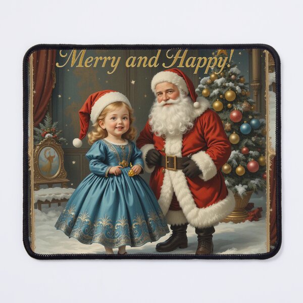 Item preview, Merry and Happy - Vintage Christmas Delight designed and sold by Mido-artister.