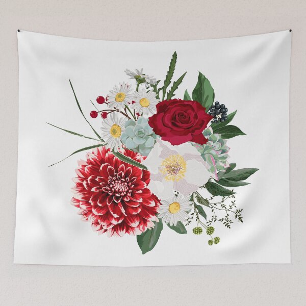 Item preview, Floral bouquet design element, autumn winter  flower and greenery composition. designed and sold by MatyKotiv.