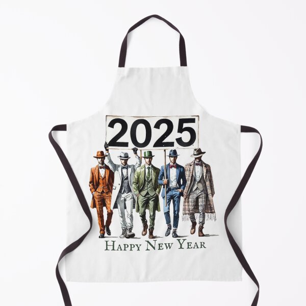 Item preview, Stylish 2025 Fashion Illustration - Trendy Men's Suits Art Print designed and sold by MiszungART.