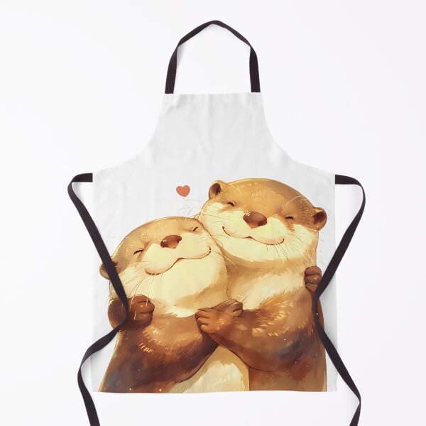 Item preview, Cute Cuddling Otters  designed and sold by StickySparkle.