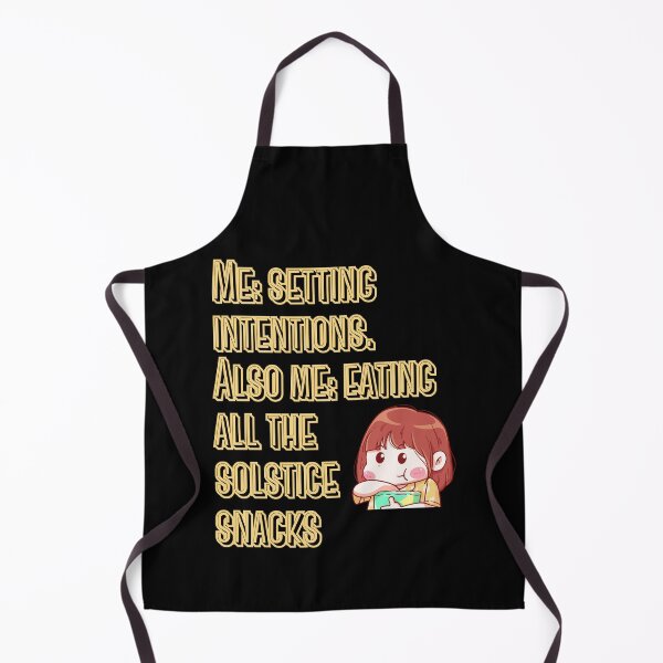 Item preview, Me: Setting Intentions. Also Me: Eating All the Solstice Snacks designed and sold by whereisOlga_.