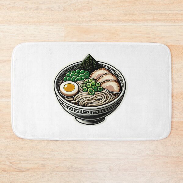 Item preview, Ramen Noodle Bowl Pork Egg Nori Green Onions AI generated designed and sold by KatelynMitalski.