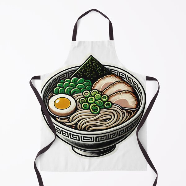 Item preview, Ramen Noodle Bowl Pork Egg Nori Green Onions AI generated designed and sold by KatelynMitalski.