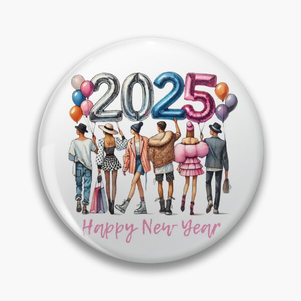 Item preview, New Year's Eve 2025 Art | Party Celebration Watercolor Illustration designed and sold by MiszungART.