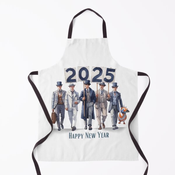 Item preview, Stylish 2025 Fashion Illustration - Trendy Men's Suits Art Print designed and sold by MiszungART.