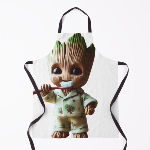 Item preview, Baby Groot brushing his teeth designed and sold by Helene-Creation.