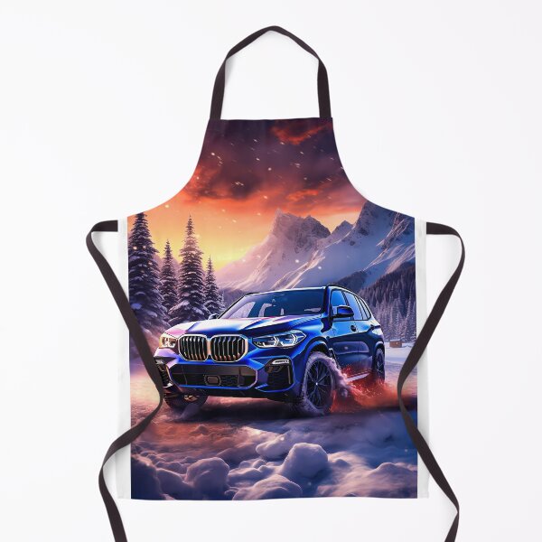 Item preview, Elegant SUV At Twilight In Majestic Winter Setting designed and sold by RevUpDesign.
