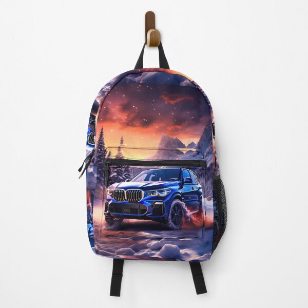 Item preview, Elegant SUV At Twilight In Majestic Winter Setting designed and sold by RevUpDesign.