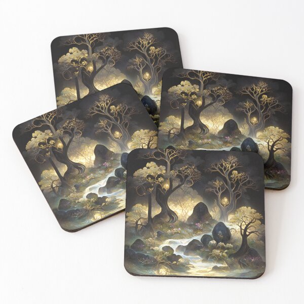 Item preview, Enchanted Forest of Luminous Streams designed and sold by bloorose.