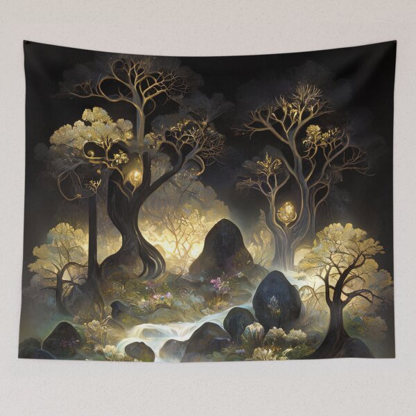 Item preview, Enchanted Forest of Luminous Streams designed and sold by bloorose.