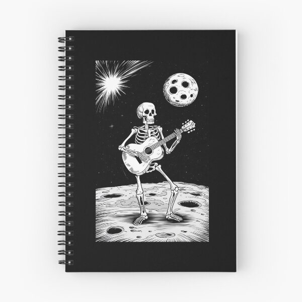 Item preview, Skeleton plays guitar in space designed and sold by Mateusz Majcherek.
