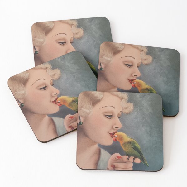Item preview, Lovebirds designed and sold by Ratherswell.