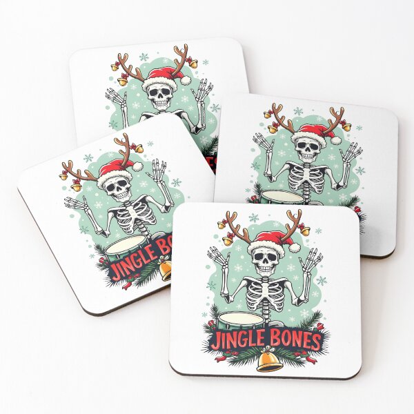 Item preview, Jingle Bones Chirtmas Joyful Skeleton Design designed and sold by GesparHouse.
