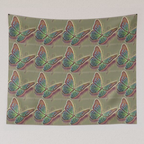 Item preview, Colorful Butterfly Sketch designed and sold by mystic-lore.