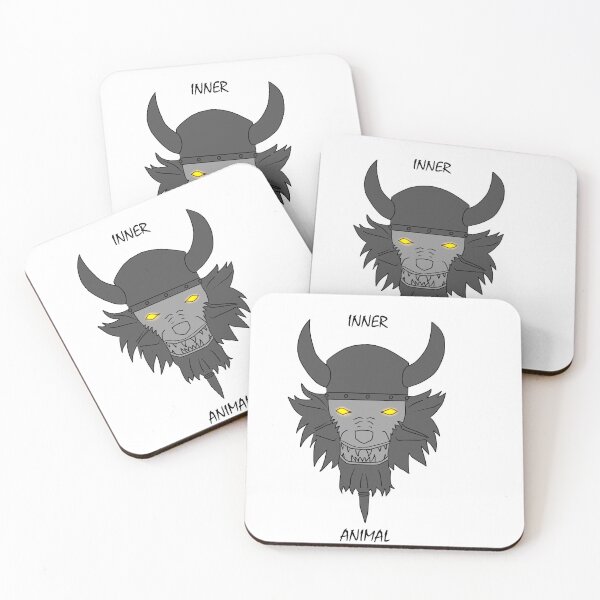 Item preview, Viking Wolf Inner Animal designed and sold by RedEyeWolf.