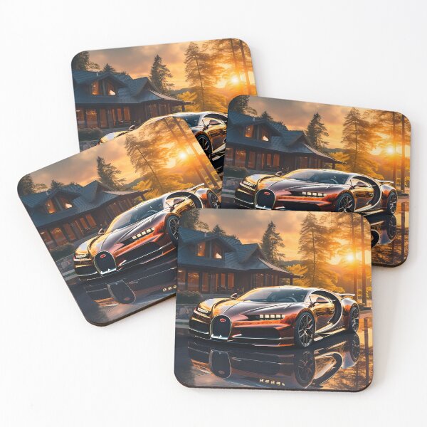 Item preview, High Performance Car At Sunset By Modern Lake House designed and sold by RevUpDesign.