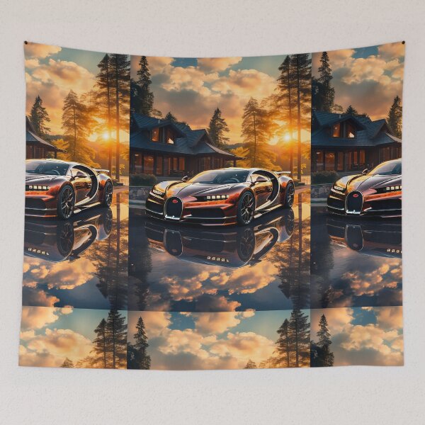 Item preview, High Performance Car At Sunset By Modern Lake House designed and sold by RevUpDesign.