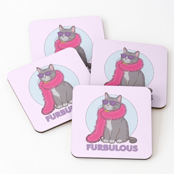 Item preview, Furbulous Stylish Cat with Boa designed and sold by Dream-Fab.
