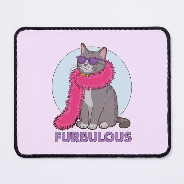 Item preview, Furbulous Stylish Cat with Boa designed and sold by Dream-Fab.