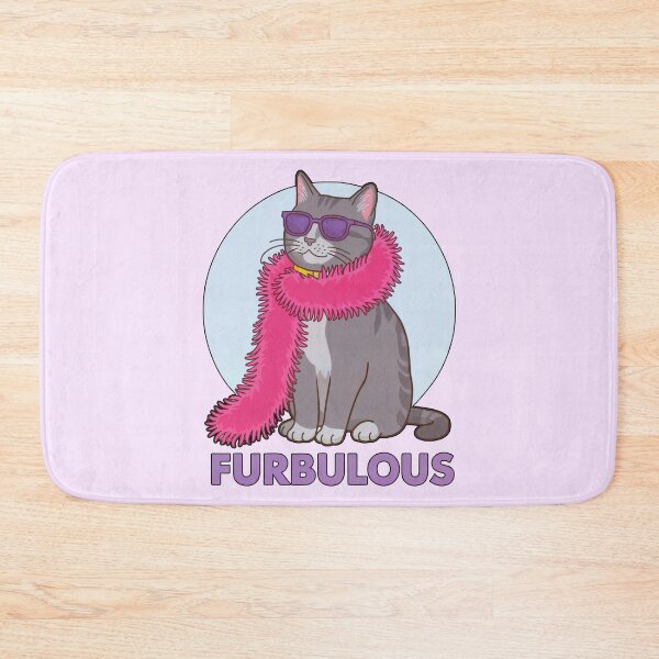 Item preview, Furbulous Stylish Cat with Boa designed and sold by Dream-Fab.