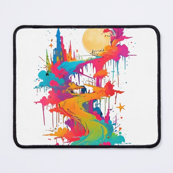 Item preview, Vibrant Fantasy Dreamscape T-Shirt – Unleash Your Imagination!”* designed and sold by trendpotion.