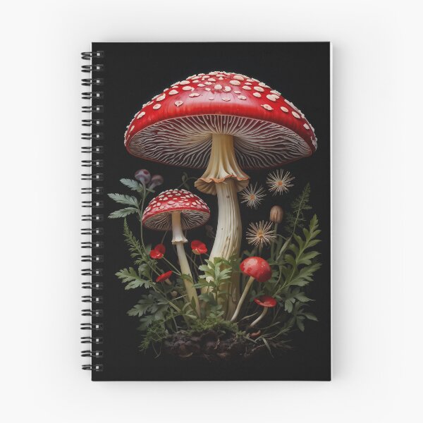 Item preview, Red mushrooms designed and sold by MarisePix.