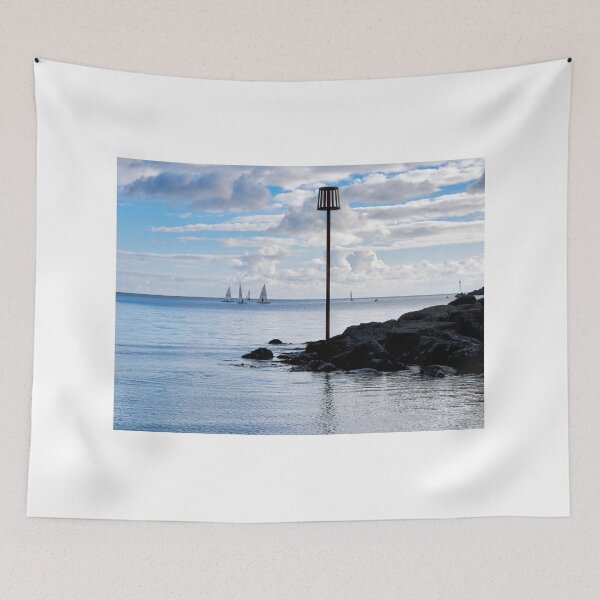 Item preview, December Morning Seascape at Lyme Regis in Dorset designed and sold by Dorset Girl.