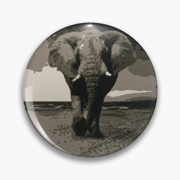 Item preview, Elephant Grey Scale designed and sold by mystic-lore.
