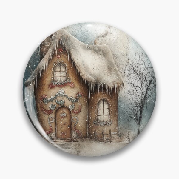 Item preview, Snowy dream cottages with warm holiday charm designed and sold by Piotrek0001.