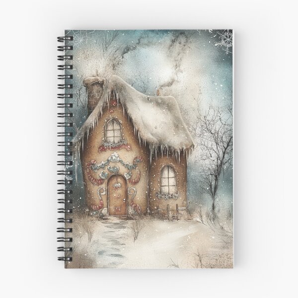 Item preview, Snowy dream cottages with warm holiday charm designed and sold by Piotrek0001.