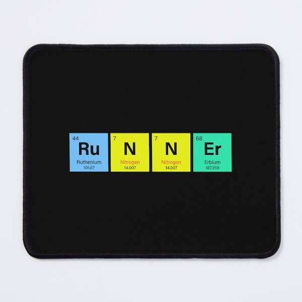 Item preview, Periodic Table Runner Gift for Science and Fitness Fans designed and sold by w1ckerman.