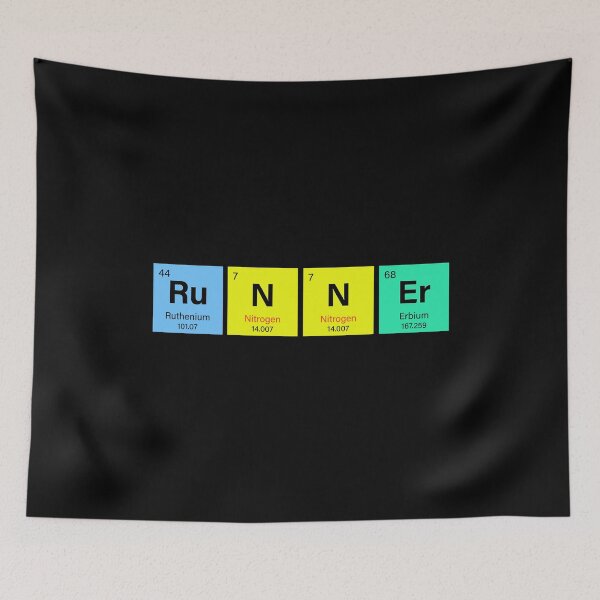 Item preview, Periodic Table Runner Gift for Science and Fitness Fans designed and sold by w1ckerman.