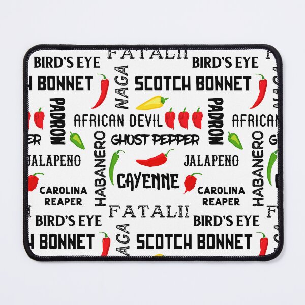 Item preview, Hot Chilli Names Pattern On White designed and sold by CreativeBridge.