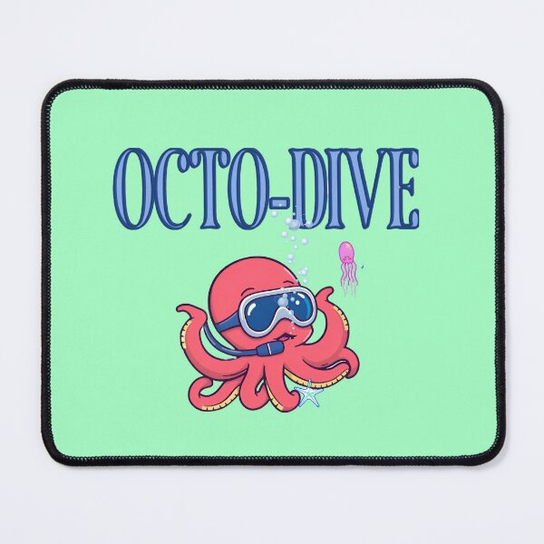 Item preview, Cute little octopus going to dive designed and sold by Newzyy.