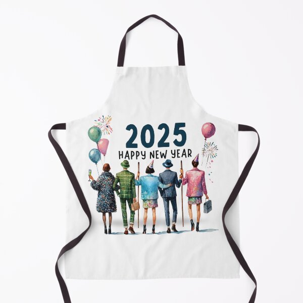 Item preview, 2025 New Year Celebration Art | Elegant Party Watercolor Illustration designed and sold by MiszungART.