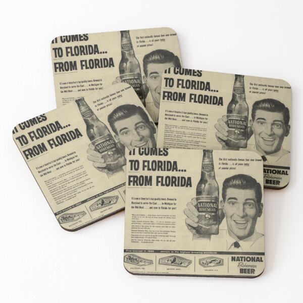 Item preview, Vintage Florida Beer Ad designed and sold by SterkalaPress.