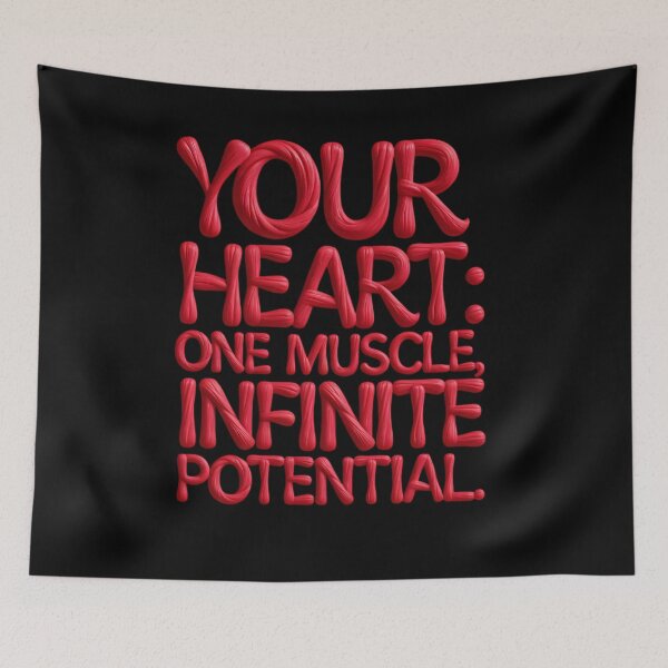 Item preview, Dynamic Heart: Power in Every Fiber designed and sold by TeeGrit.